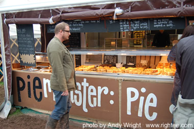  Pieminister at the 2007 Green Man Festival, in Brecon, Wales.