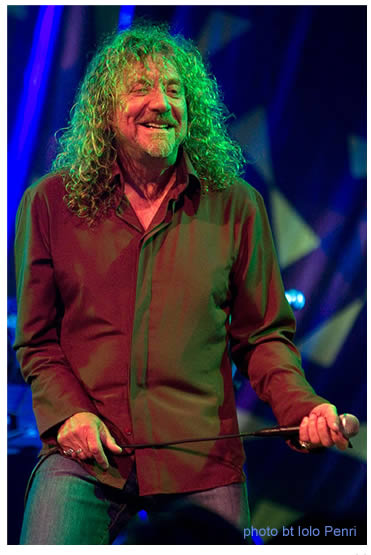 Robert Plant onstage at the 2007 Green Man Festival.