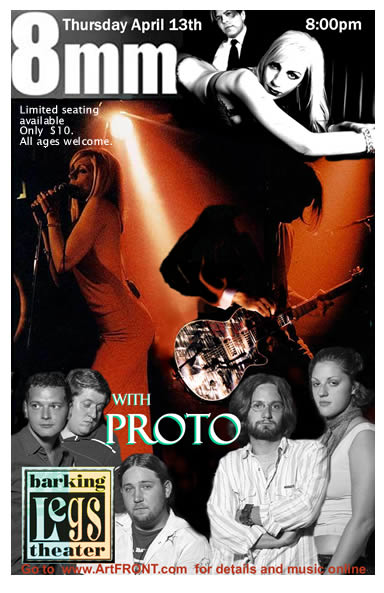 Chattanooga based Progresive rock group PROTO opens for 8mm