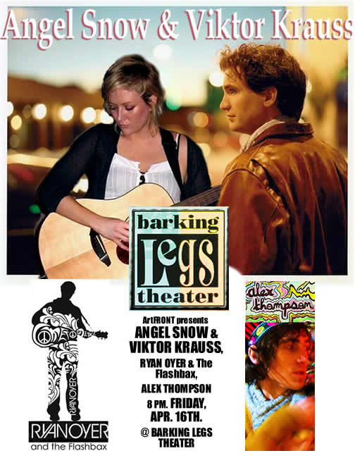Angel Snow & Viktor Krauss play Barking Legs Theater Chattanooga, Tennessee Apr. 16, 2010.