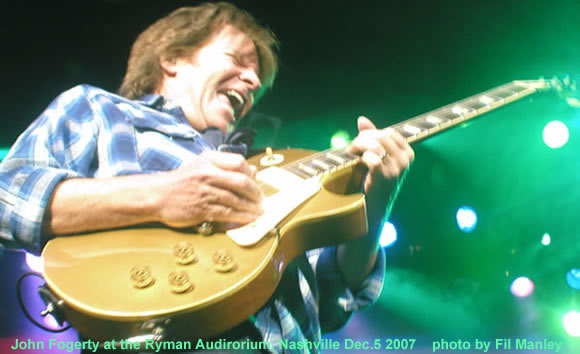 John Fogerty live at the Ryman Auditorium, Nashville, Tennessee Dec. 5 2007.