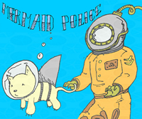 This is Not necessarily the cover Art for Mermaid Police 3 and 1/2 Stars