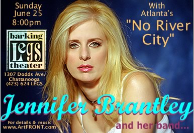 Jennifer Brantley is coming to Barking Legs June 25th